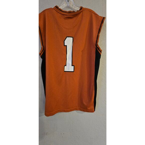 Vintage Starter‎ TEXAS Longhorns Orange Sleeveless Jersey Football Mens XL - Picture 4 of 5